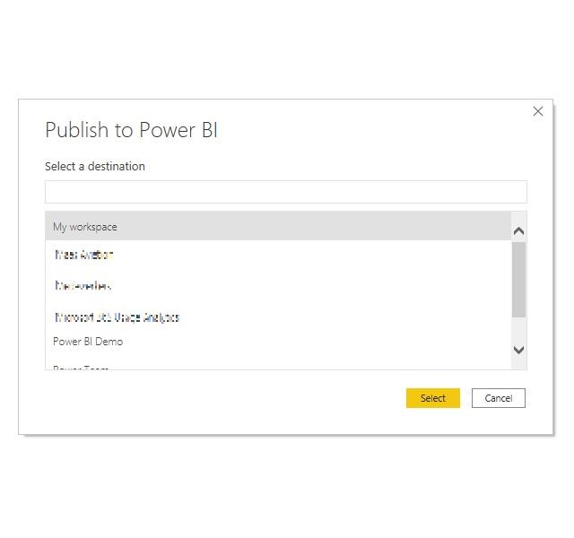 power bi publish kasparov financials